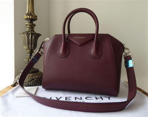 givenchy mini antigona burgundy|givenchy antigona small sale.